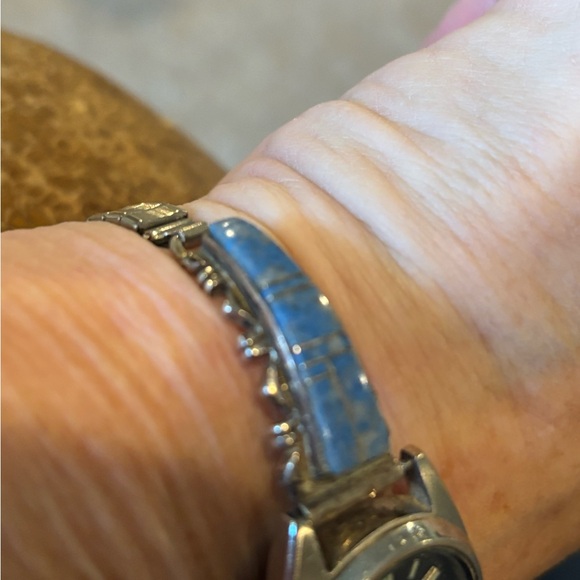 Vintage Seiko Stainless Watch with silver and Howlite bracelet. New battery - Picture 2 of 6